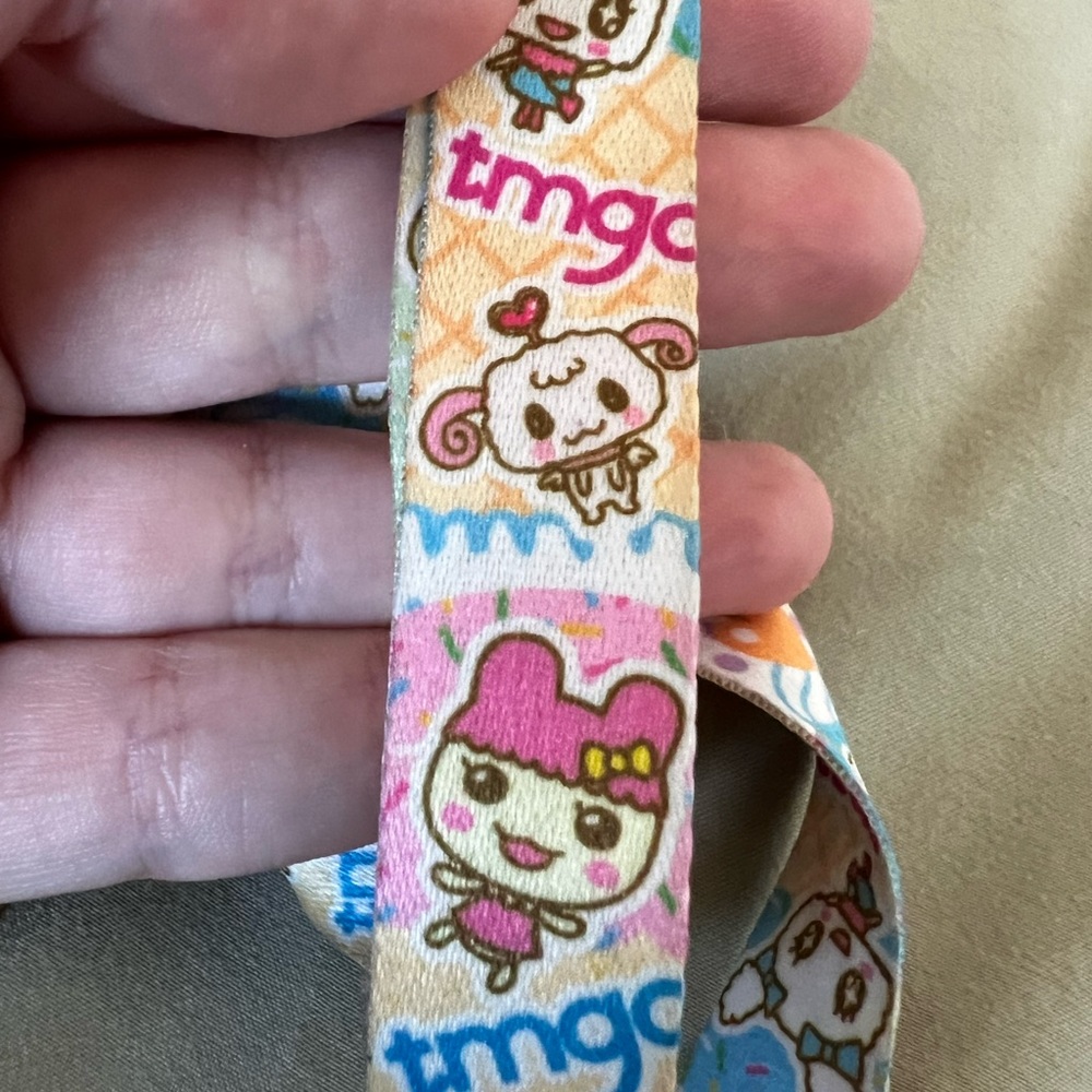 Pink Tamagotchi Lanyard